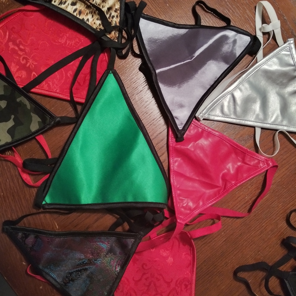 9 Thongs.  T-backs NWOT